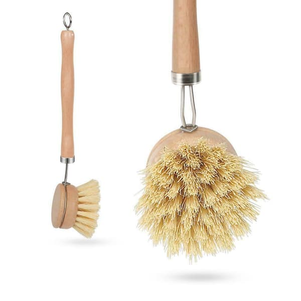 Bamboo Dishwashing Brush - REPLACEABLE HEAD ONLY