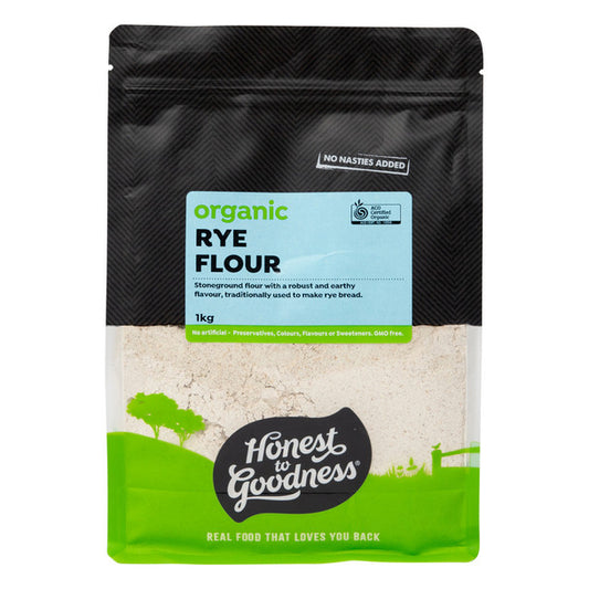 Organic Whole Rye Flour 1kg