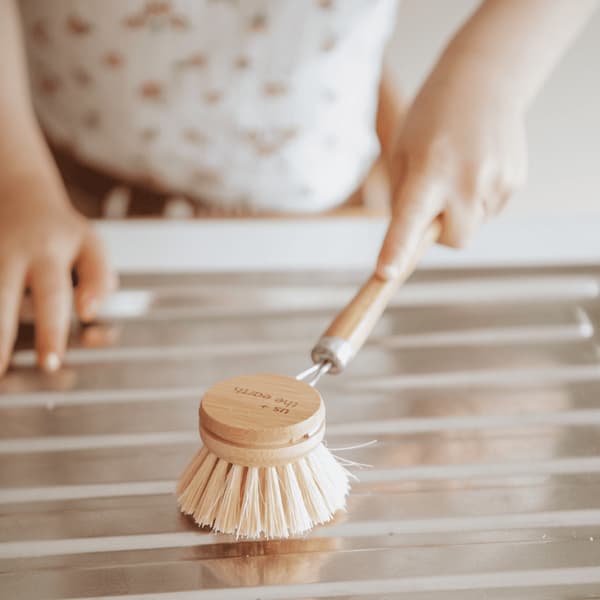Bamboo Dishwashing Brush - REPLACEABLE HEAD ONLY