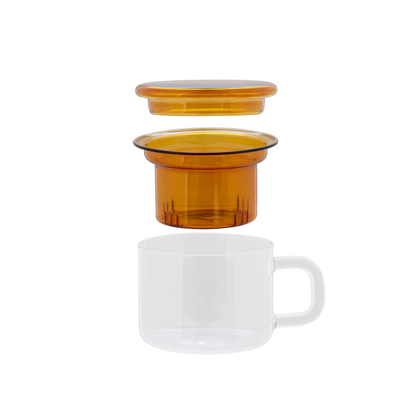 Chá for One Amber Tea Set