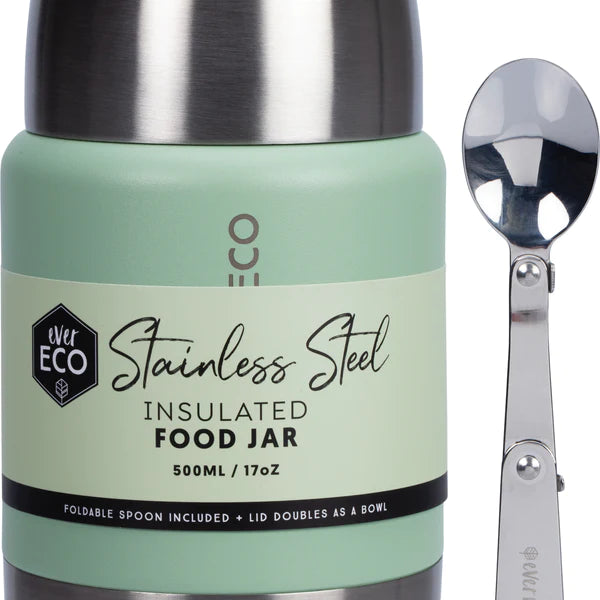Ever Eco Insulated Stainless Steel Food Storage Jar 500ml