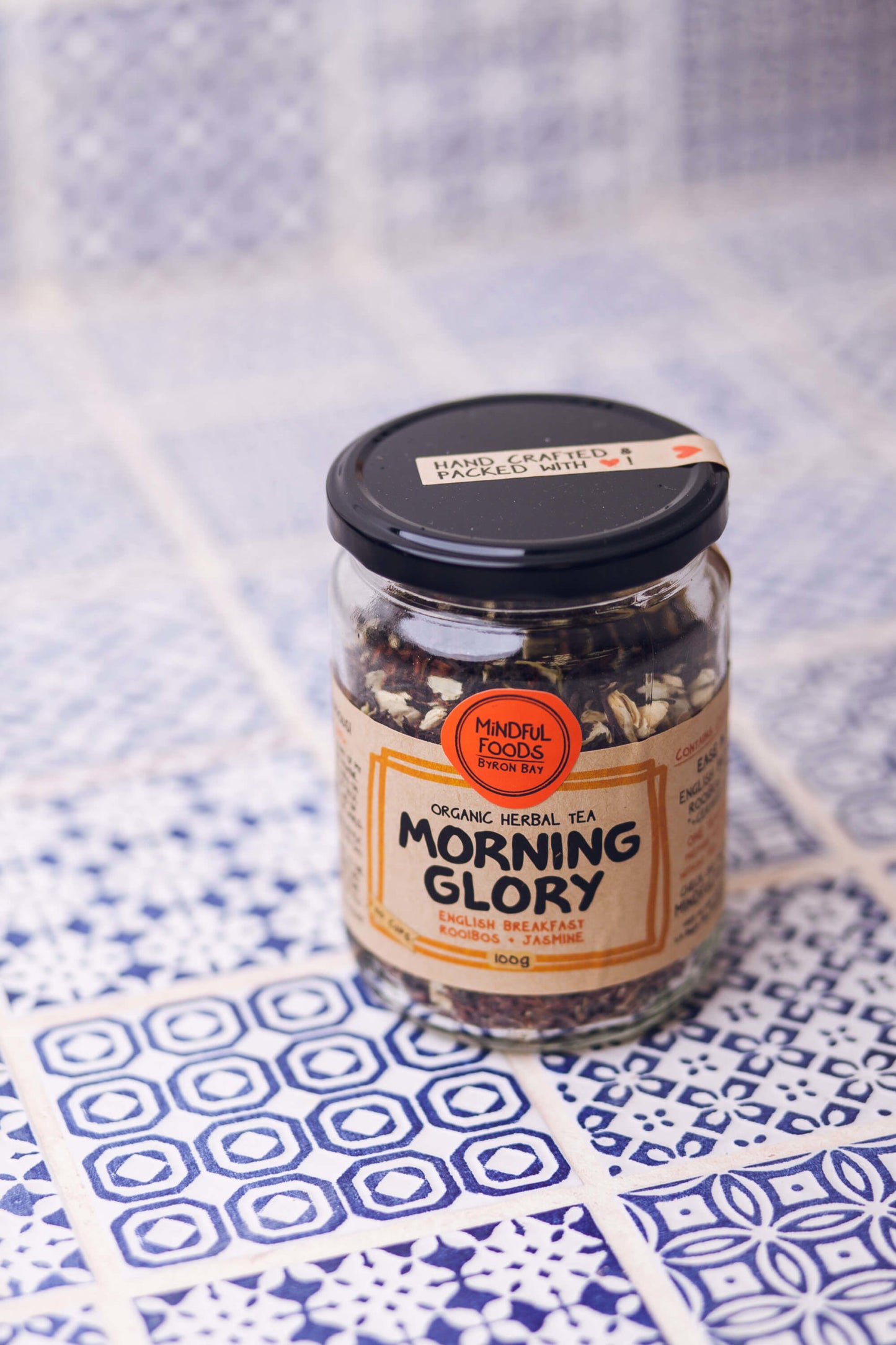 Morning Glory Organic Herbal Tea 100g Jar