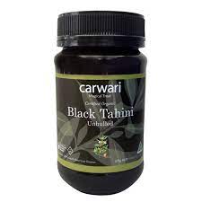 Organic Carwari Black Tahini 375g