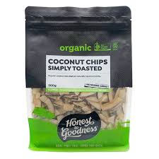 Organic Coconut Chips - Simply Toasted 500g