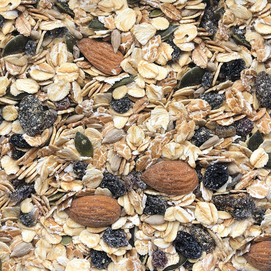 Organic Muesli 38% Fruit-Nuts-Seeds Sulphur Free