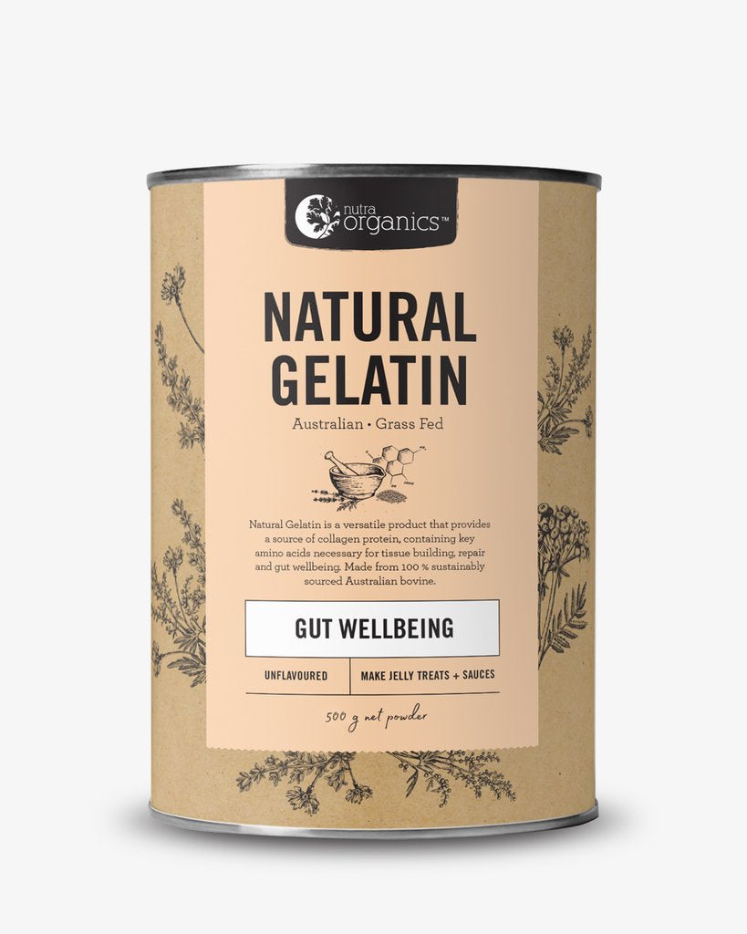 Nutra Organics Natural Gelatin 500G